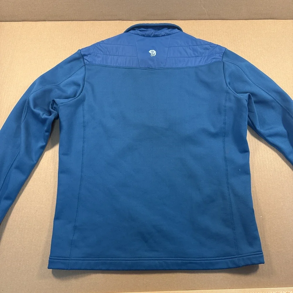 The North Face Shirt Mens‎ Large Blue 1/4 Zip Mock Neck Pullover Activewear Top